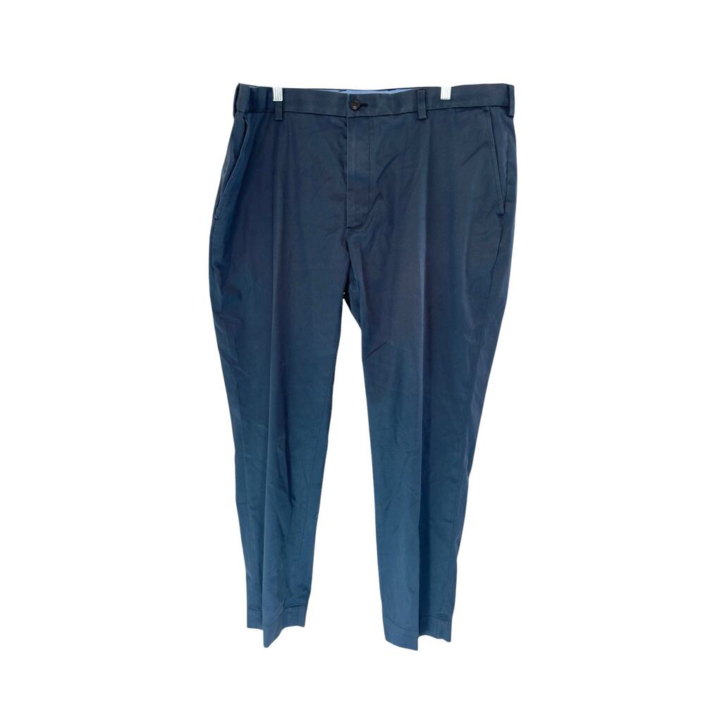Brook's Brothers Men's‎ Blue Milano Fit Stretch Chino Dress Pants Size 42 x 30